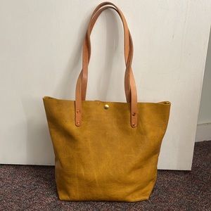 KMM Yellow Bison tote